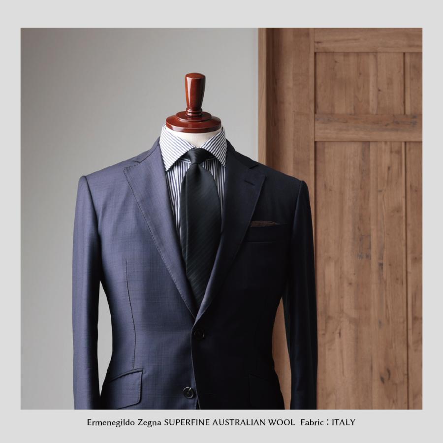 極美品 XL相当 シルク混 本家ゼニア トロフェオシルク スーツ 付属品付き ネクタイ ウール ブランド Zegna TROFEO ゼニア トロフェオ パターン