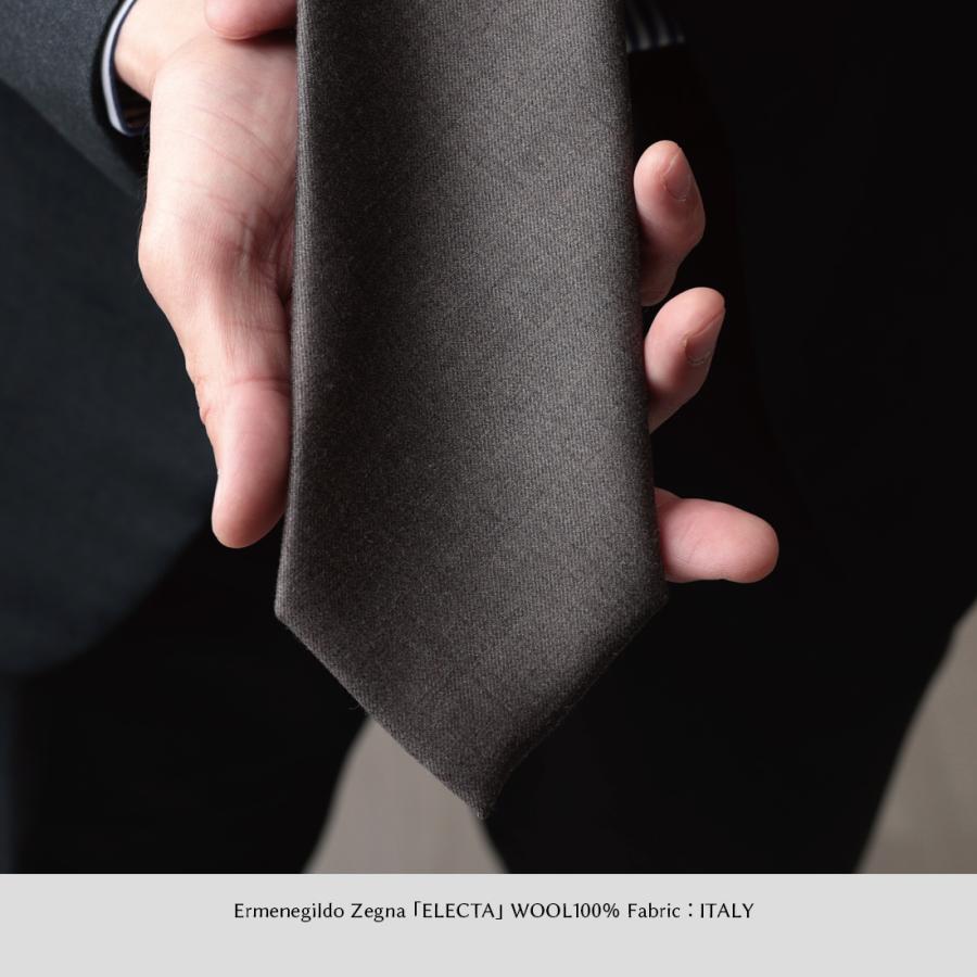 Ermenegildo Zegna COUTURE カシミヤ ウール ネクタイ ネクタイ ウール ブランド Zegna ゼニア ELECTA エレクタ おしゃれ