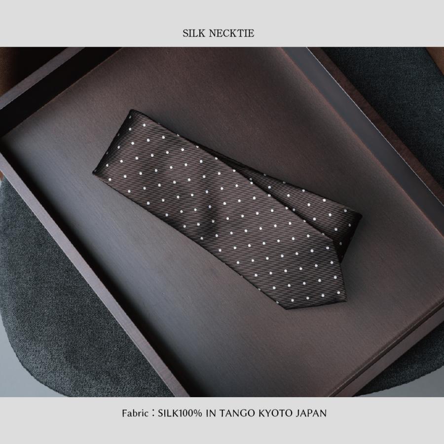 ネクタイ プレミアム シルク 100% ドット ハイクオリティ レップ