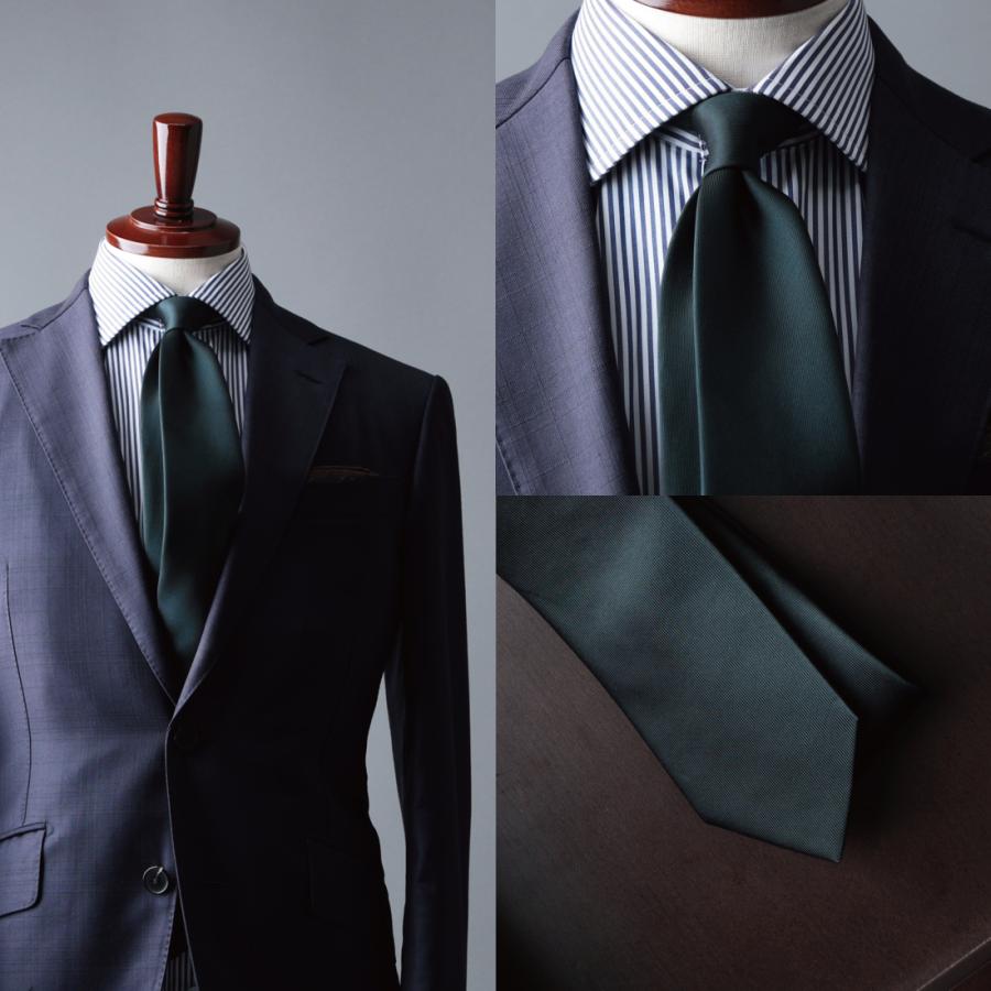 ネクタイ ブランド 無地 ハイクオリティ 綾織 ソリッド シルク 100