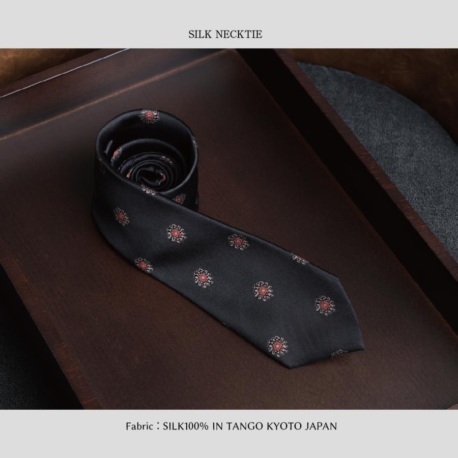 ネクタイ ブランド プレミアム シルク 100% 小紋 3colors ハイ