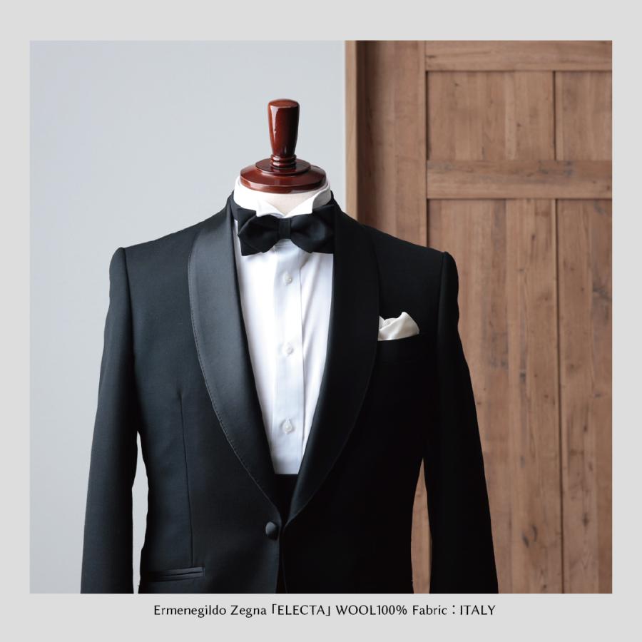 蝶ネクタイ ゼニア Zegna 無地 ウール 高級 プレミアム ブランド