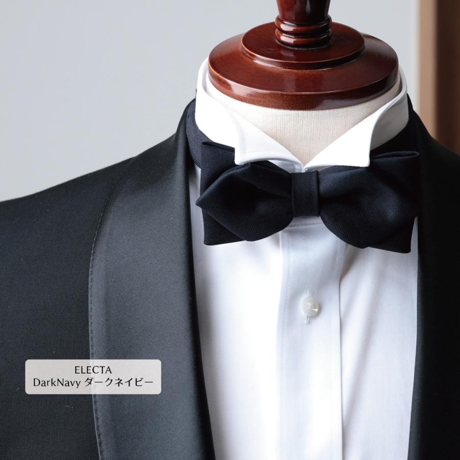 蝶ネクタイ ゼニア Zegna 無地 ウール 高級 プレミアム ブランド