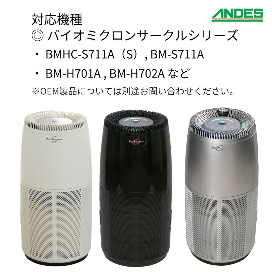 バイオミクロンシリーズ 国内向け 空気清浄機用 ACコード 電源コード 国内向け専用 HAS344-01X バイオミクロンサークル バイオミクロン 対象機種あり | アンデス電気 | 02