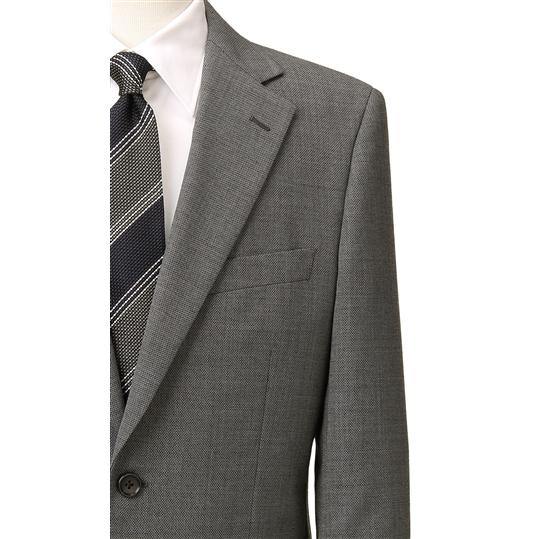 青山　グレー チェック柄 スリムフィット スーツ上下 青山 グレー チェック柄 スリムフィット スーツ上下 青山 グレー
