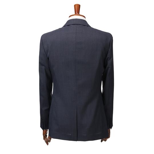 【洋服の青山】春夏 ネイビー系 スタイリッシュスーツ【ツーパンツ】 メンズ ビジネス ウォッシャブル 細身体 スリム 標準体 長袖の画像