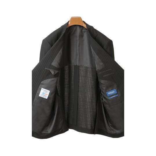 洋服の青山】オールシーズン ブラック系 スタンダードスーツ