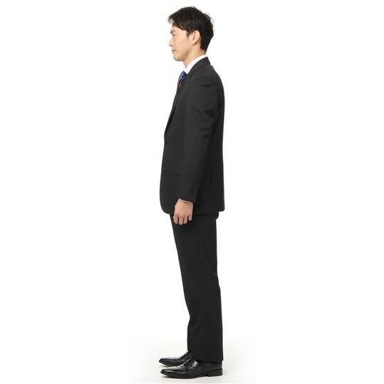 【洋服の青山】メンズ ストレッチ 安い 20代 30代 40代 50代 入学式 ビジネス おしゃれ 春夏用 ブラック系 スタンダードスーツ CHRISTIAN ORANI|y-aoyama|02