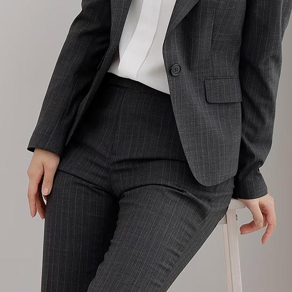 AOYAMA 【洋服の青山】超ストレッチ テーパードパンツ レディース