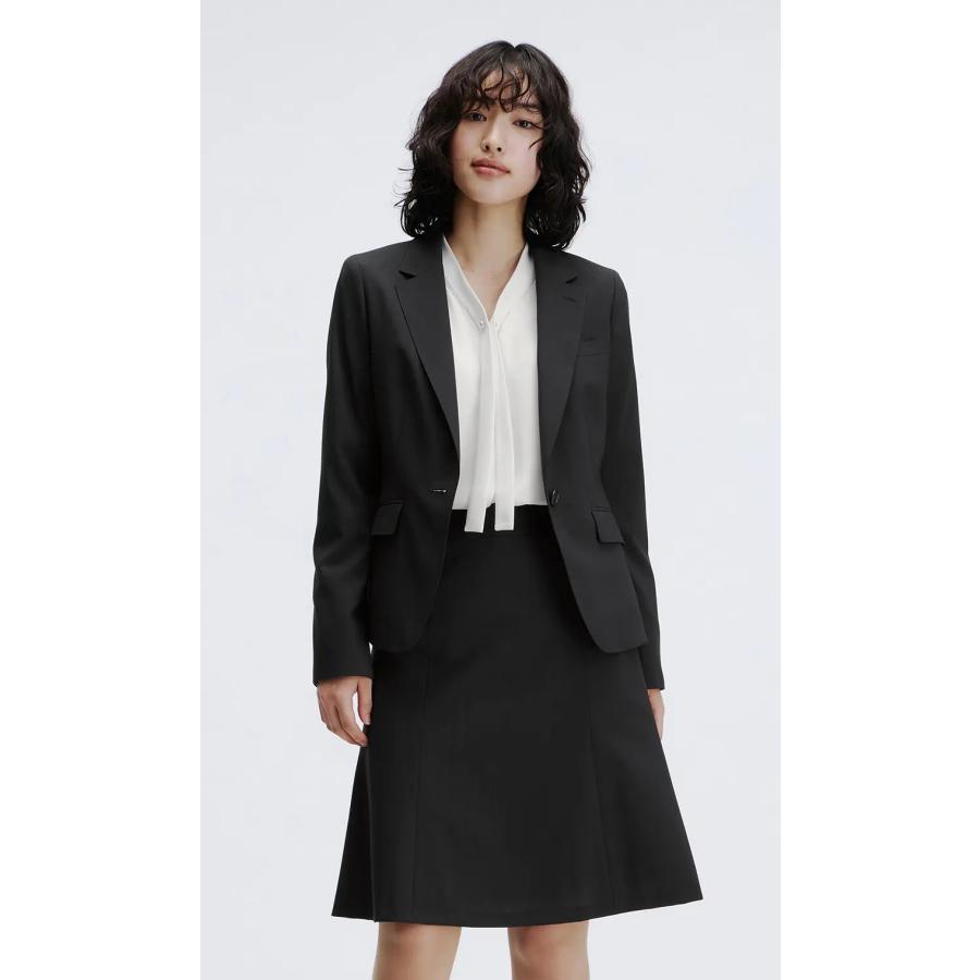 AOYAMA 【洋服の青山】フレアスカート レディース 春夏秋冬 ネイビー