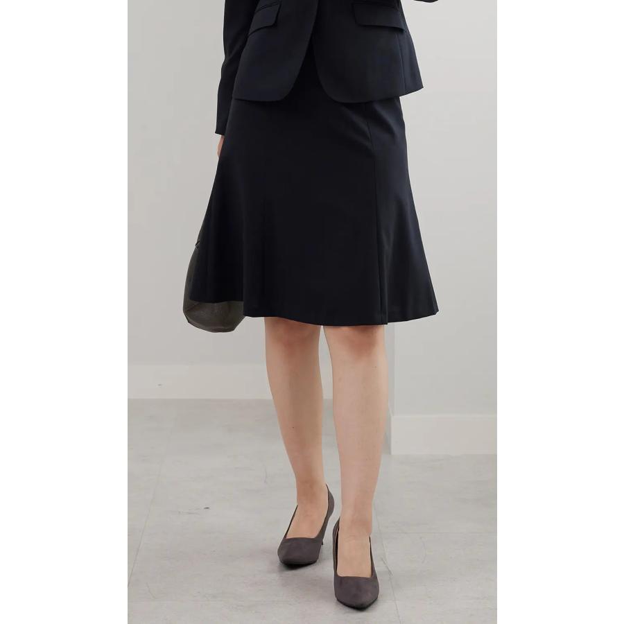 AOYAMA 【洋服の青山】フレアスカート レディース 春夏秋冬 ネイビー