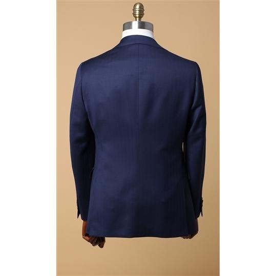 【洋服の青山】メンズ ストレッチ 20代 30代 40代 50代 入学式 ビジネス おしゃれ オールシーズン用 ブルー系 プレミアムス タイリッシュ スーツの画像