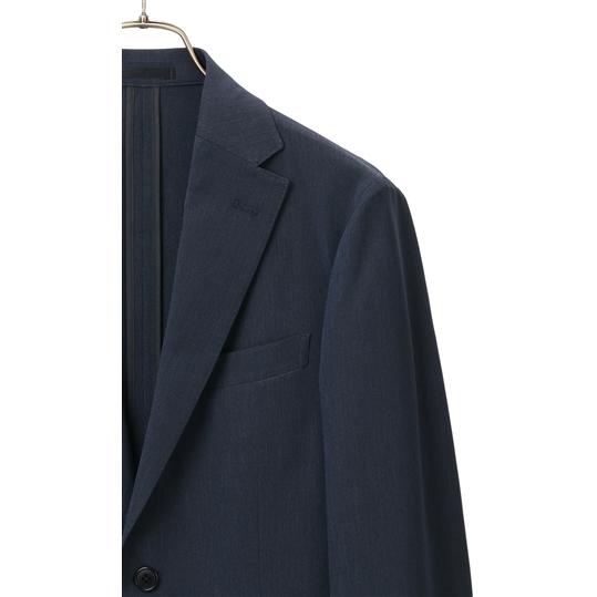 AOYAMA 【洋服の青山】】春夏 ネイビー系 スタイリッシュジャケット