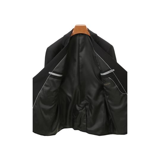 紳士★礼服　ブラックフォーマル YA5 超美品 J.BLACK (ジェイブラック) 礼服 無地 シングル ウエストアジャスター