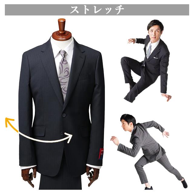 AOYAMA 【洋服の青山】スーツ メンズ オールシーズン用 ネイビー AOYAMA 【洋服の青山】スーツ メンズ オールシーズン用 ネイビー