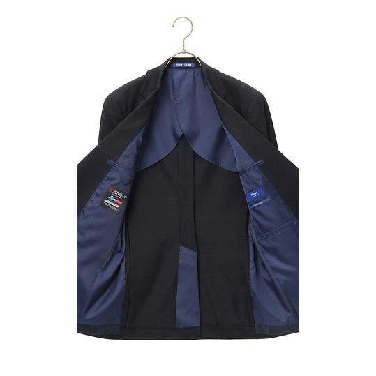 AOYAMA 【洋服の青山】秋冬用 ネイビー系 スタイリッシュスーツ