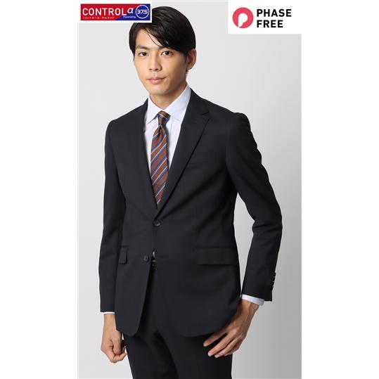 AOYAMA 【洋服の青山】秋冬用 ネイビー系 スタイリッシュスーツ
