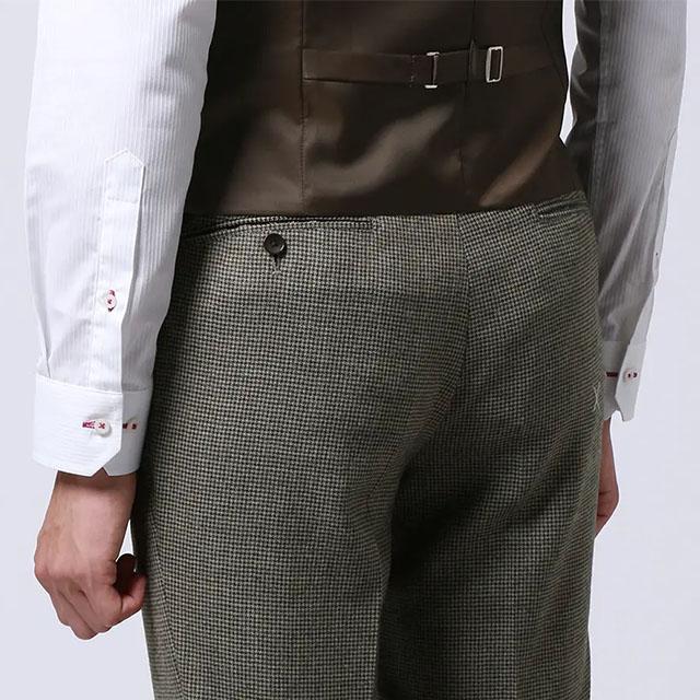 AOYAMA 【洋服の青山】スリーピース ベスト付 スーツ メンズ スリム