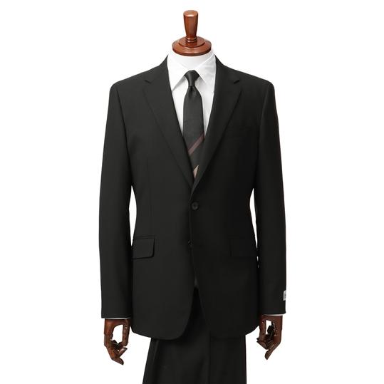 AOYAMA 【洋服の青山】秋冬 ブラック スタイリッシュスーツ ツーパンツ