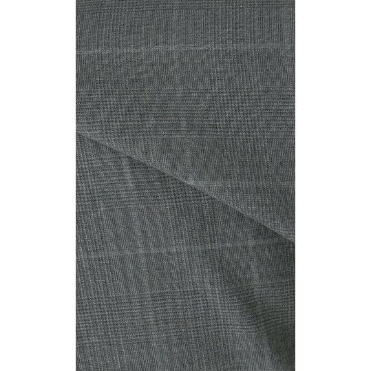【洋服の青山】マルラーネ プレミアム ウール100% MARLANE スーツ メンズ スリム 春夏 グレー 灰色 チェック 本切羽 本台場 2ボタン サイドベンツ 背抜きの画像