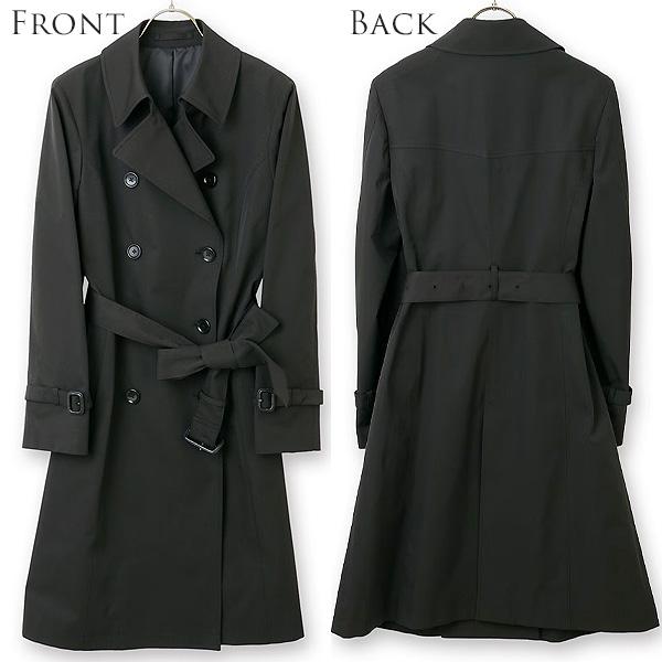 AOYAMA 【洋服の青山】ダブルトレンチコート ロング丈 ひざ丈