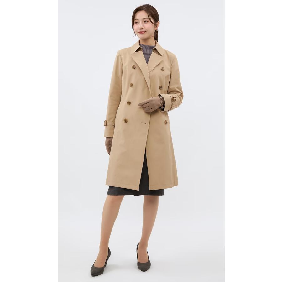 740 新品 TO BE CHIC ライトダブルクロス トレンチコート 40 740 新品 TO BE CHIC ライトダブルクロス トレンチコート 40