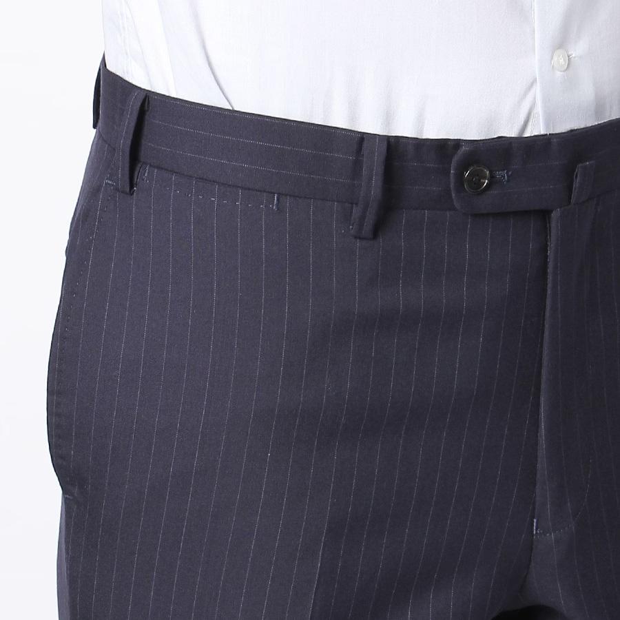 【洋服の青山】メンズ スーツ 春夏 ネイビー系 プレミアムスタイリッシュスーツ【SUITO WOOL】紳士服 メンズスーツ 男性 紳士服 ビジネス 長袖 標準体の画像