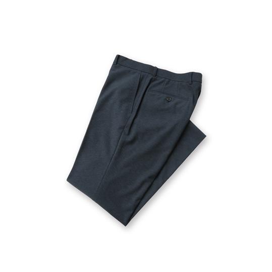 AOYAMA 【洋服の青山】春夏 ネイビー系 スタイリッシュスラックス