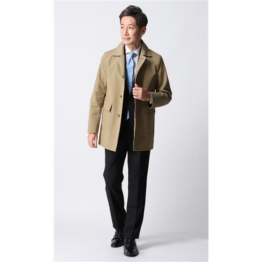 AOYAMA 【洋服の青山】スリーシーズン ベージュ系 ステンカラー AOYAMA 【洋服の青山】スリーシーズン ベージュ系 ステンカラー