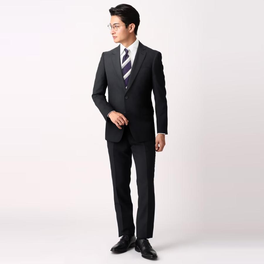 AOYAMA 【洋服の青山】スーツ メンズ スリム 春夏用 ネイビー 紺 無地