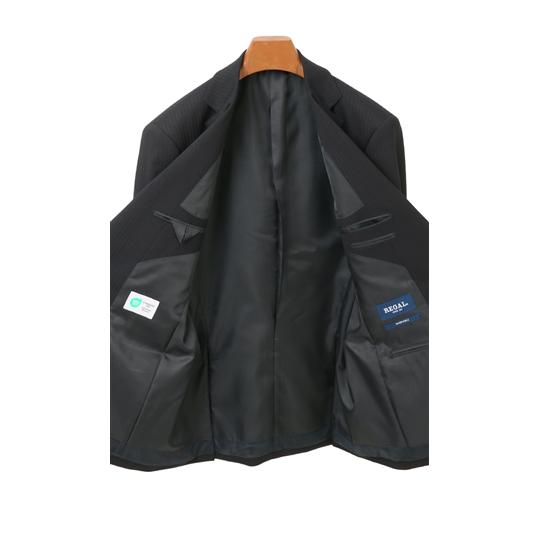 美品✨リーガル スーツ ネイビー BE5 ストライプ コントロールα 美品✨リーガル スーツ ネイビー BE5 ストライプ コントロールα