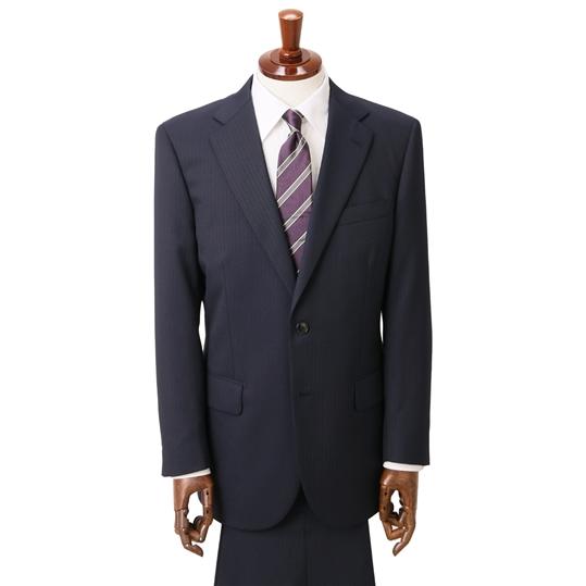 新品★ CHRISTIAN ORANI ビジネススーツ パンツ2本セット AOYAMA 【洋服の青山】秋冬 ネイビー系 スタンダードスーツ