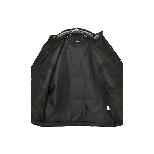AOYAMA 【洋服の青山】メンズ ハーフ コート 秋冬 ブラック 黒 中綿