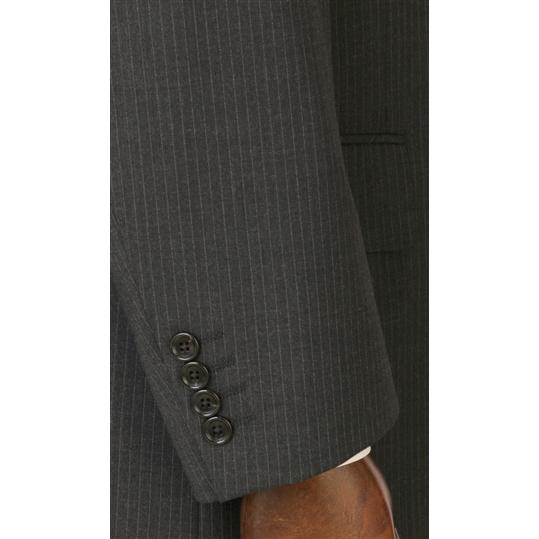 【洋服の青山】メンズ オールシーズン用 グレー系 スタンダードスーツ【ツーパンツ】【キング】【CONTROLα】 REGALの画像