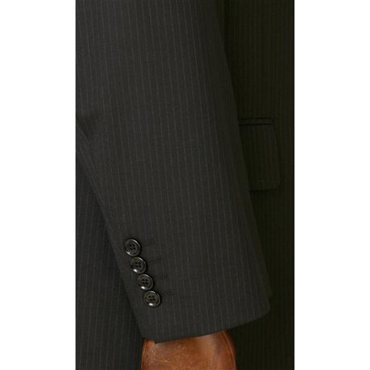 【洋服の青山】メンズ オールシーズン用 ブラック系 スタンダードスーツ【ツーパンツ】【キング&トール】【CONTROLα】 REGALの画像