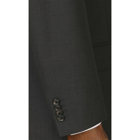 【洋服の青山】メンズ スーツ 春夏用 グレー系 プレミアムスタンダードスーツ【MIYUKI SLOW WEAVE】 Savile Rowの画像