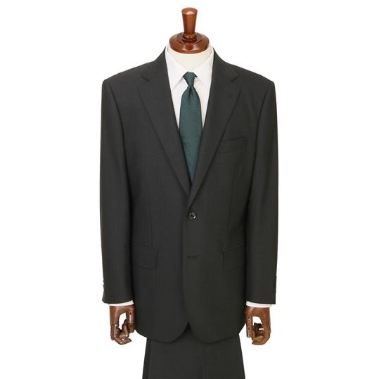 【洋服の青山】メンズ スーツ 春夏用 グレー系 プレミアムスタンダードスーツ【MIYUKI SLOW WEAVE】 Savile Rowの画像