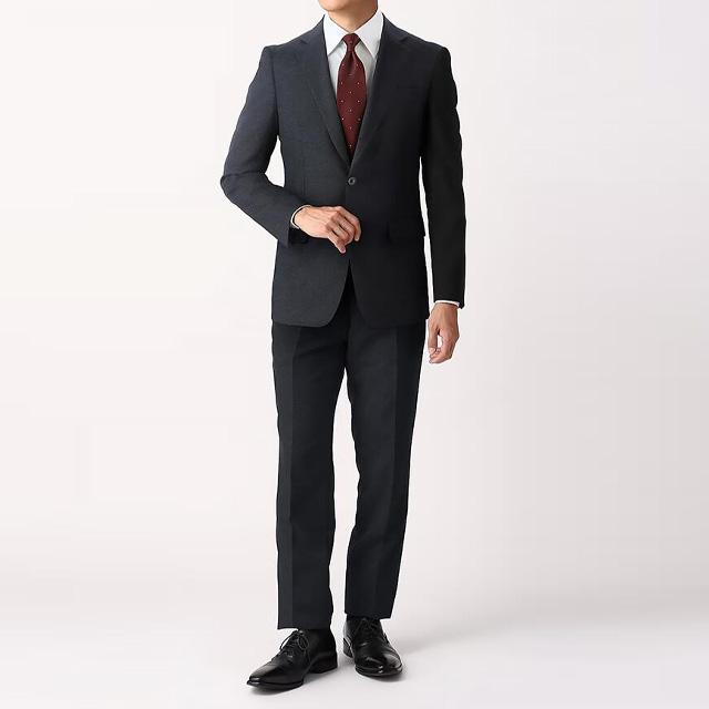 AOYAMA 【洋服の青山】スーツ メンズ スリム 春夏用 ネイビー 紺