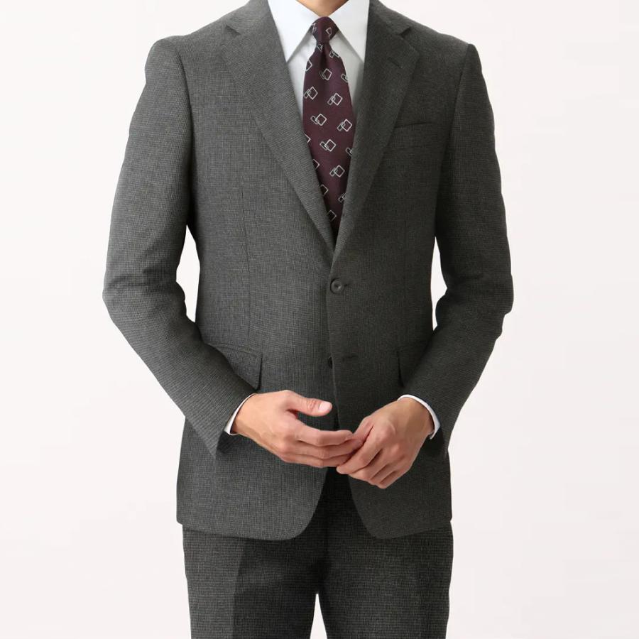 AOYAMA 【洋服の青山】メンズ スーツ 春夏用 グレー系 スタイリッシュ