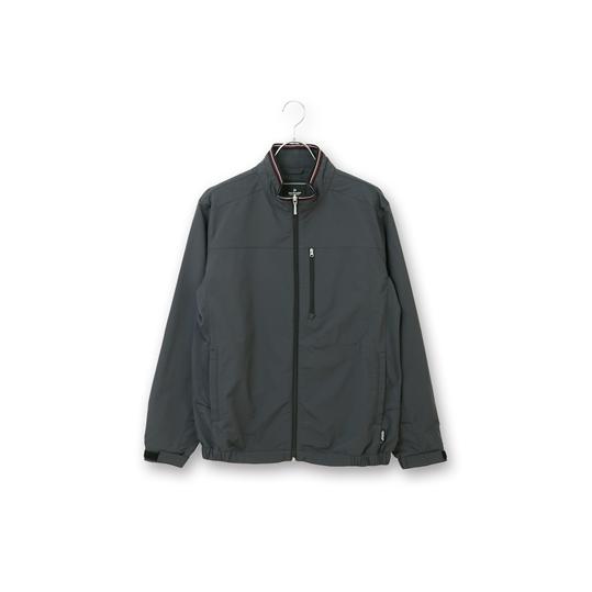AOYAMA 【洋服の青山】ブルゾン メンズ 灰 グレー長袖 フロントジップ