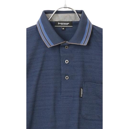 AOYAMA 【洋服の青山】通気性 ポロシャツ メンズ 長袖 ネイビー