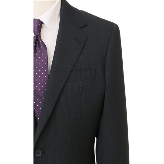 【洋服の青山】オールシーズン ネイビー系 スタイリッシュスーツ【CONTROLα】 PERSON'S FOR MEN メンズ ビジネス ウォッシャブル ストレッチ 消臭の画像