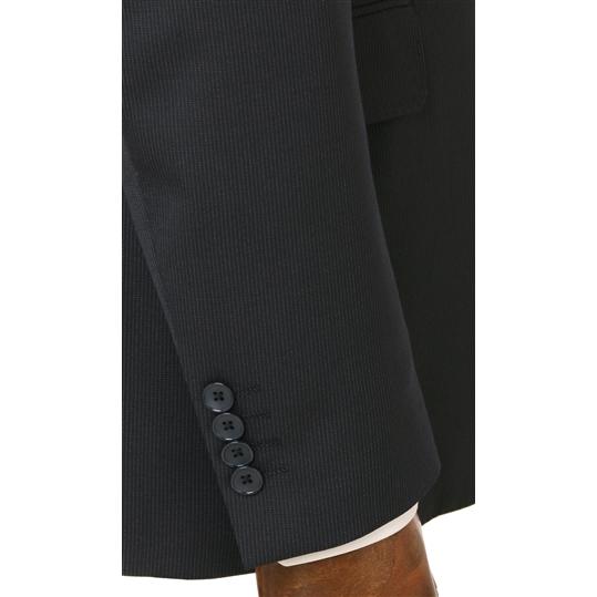 【洋服の青山】オールシーズン ネイビー系 スタイリッシュスーツ【CONTROLα】 PERSON'S FOR MEN メンズ ビジネス ウォッシャブル ストレッチ 消臭の画像