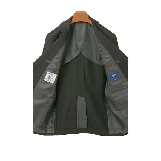 【洋服の青山】オールシーズン グレー系 スタイリッシュスーツ【CONTROLα】 PERSON'S FOR MEN メンズ ビジネス ウォッシャブル ストレッチの画像