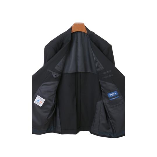 【洋服の青山】スーツ メンズ オールシーズン用 春夏 秋冬用 ブネイビー系 スタンダードスーツ【CONTROLα】ウォッシャブル 洗える ストレッチ すぐ乾く 消臭の画像
