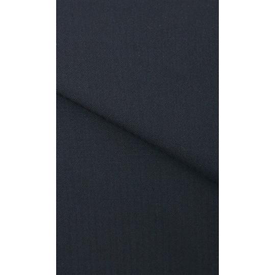 【洋服の青山】プレミアム ウール100% スーツ メンズ スリム 秋冬用 ネイビー系 織柄 2ボタン 総裏 センターベント ノータック 軽い 軽量 伸縮性 静電気抑制の画像