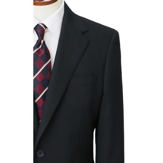 【洋服の青山】【ツーパンツ】スーツ メンズ オールシーズン ネイビー スタイリッシュ 【CONTROLα】ビジネス オフィス 通勤 背広 紳士服 男性 ウォッシャブルの画像