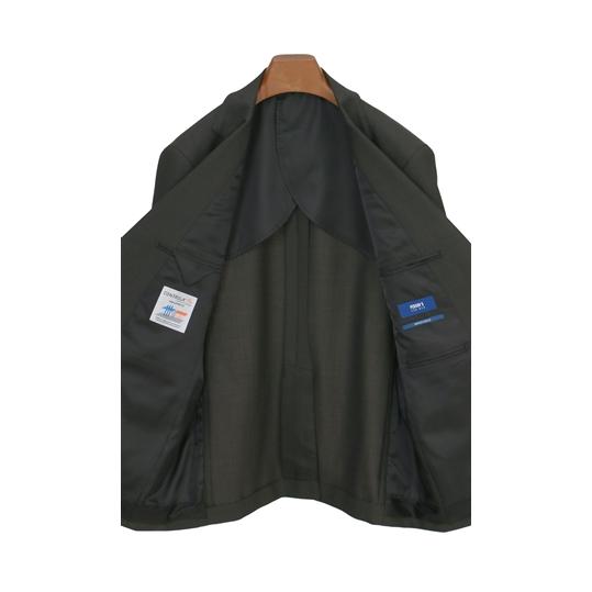 【洋服の青山】スタイリッシュスーツ【ツーパンツ】パンツ2本セット 上下 洗える ストレッチ シワにならない ウォッシャブル オフィス カジュアル ビジネス 通勤の画像
