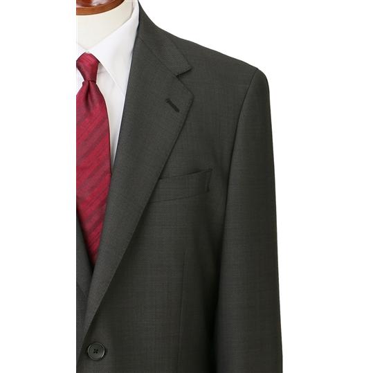 【洋服の青山】スタイリッシュスーツ【ツーパンツ】パンツ2本セット 上下 洗える ストレッチ シワにならない ウォッシャブル オフィス カジュアル ビジネス 通勤の画像