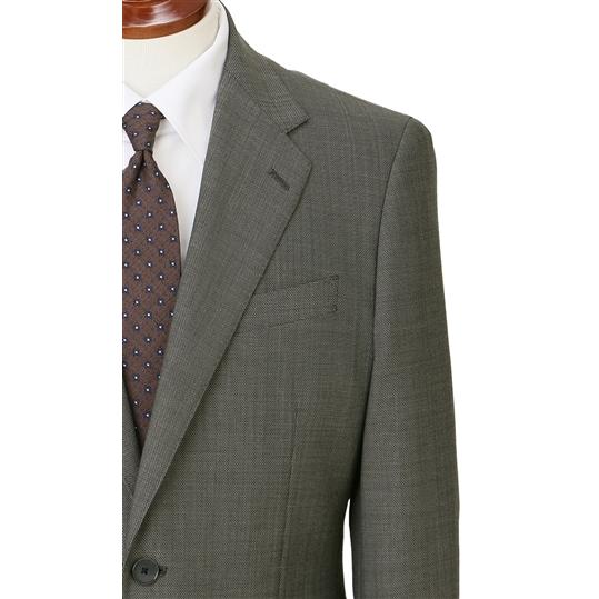 【洋服の青山】スタイリッシュスーツ【ツーパンツ】パンツ2本セット 上下 洗える ストレッチ シワにならない ウォッシャブル オフィス カジュアル ビジネス 通勤の画像